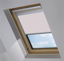 Custom Skylight in Muted Blush Blackout