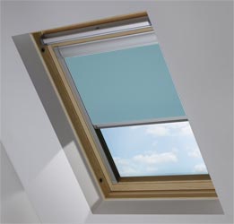 Skylight in Smooth Blue Blackout