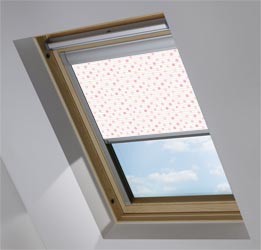 Skylight in Watercolour Dots Blackout