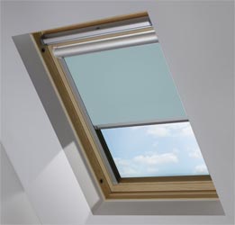 Solar Skylight in Blue Pebble Blackout