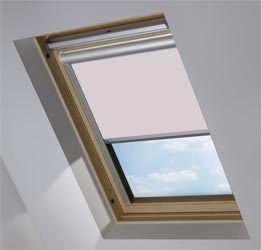 Solar Skylight in Muted Blush Blackout