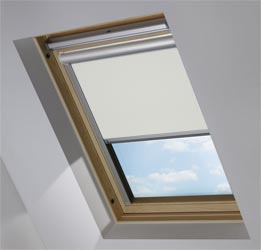 Solar Skylight in Soft Grey Mist Blackout