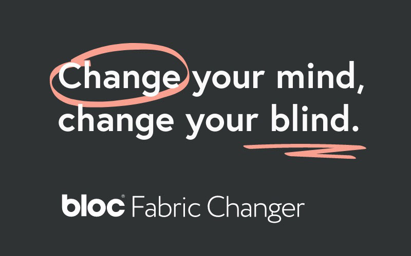 Bloc Blinds Fabric Changer Tablet Bottom